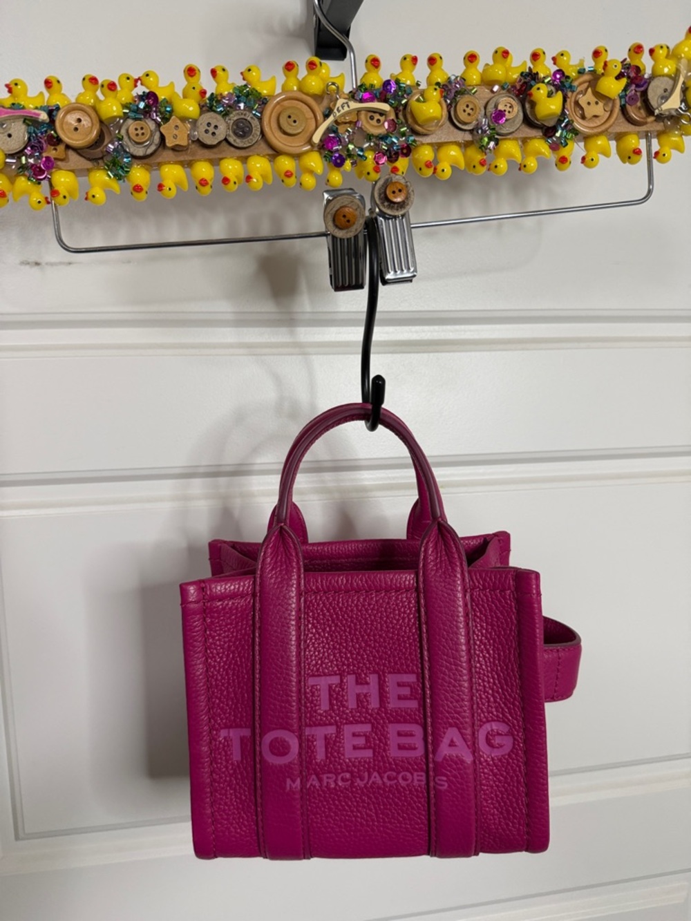 Marc Jacobs The mini Tote Bag - Hot Pink - Picture 1 of 6